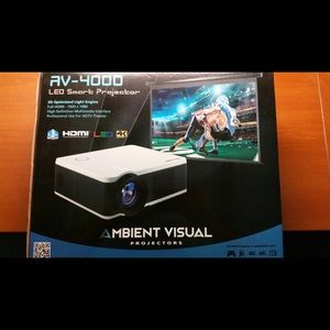 Amb Visual AV-4000 4K 3D HDMI LED Smart PLUS 72"
