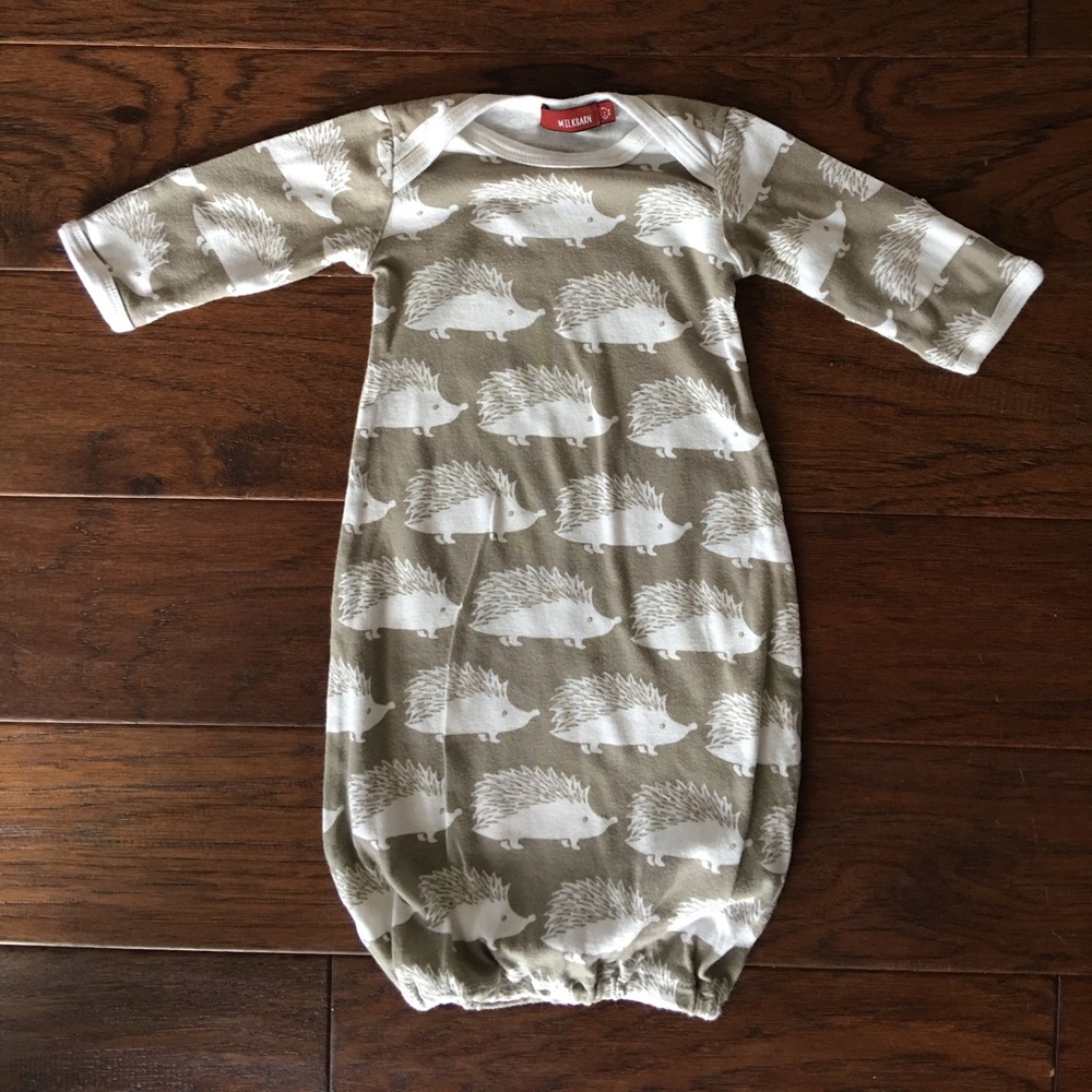 100% Organic Cotton Infant Gown