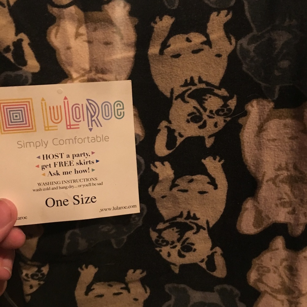 FLASH 24 SALE 💸 NWOT Lularoe French Bulldogs OS
