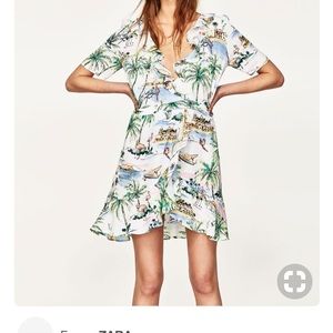 Zara wrap dress