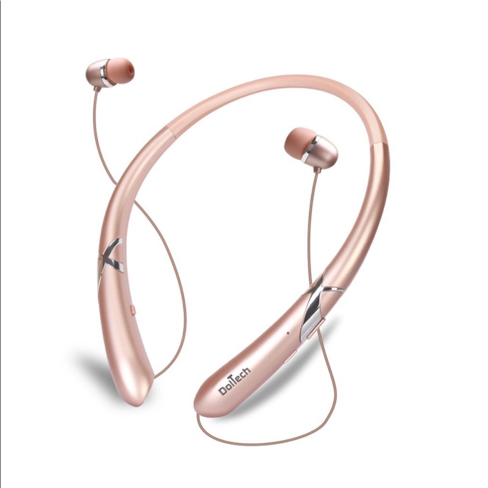 SOLD🌹 ROSE GOLD Bluetooth headphones