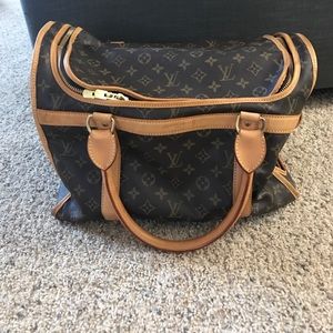 Authentic Louis Vuitton Dog Carrier