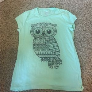 Justice Tee. Mint green. Size 14.