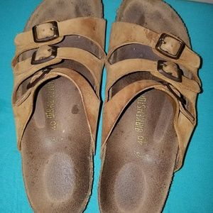Well worn Birkenstock Sz. 40