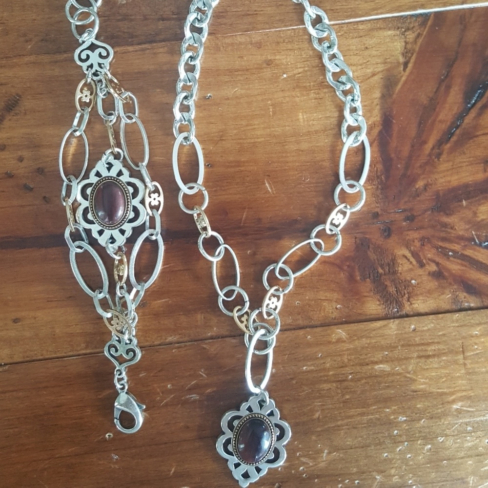 Brighton Gold/silver tiger's eye stone