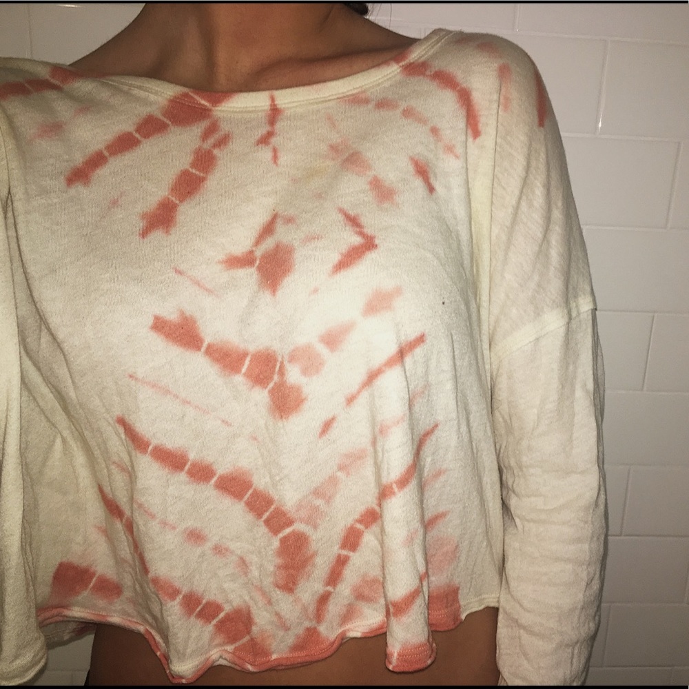 Free People Tie Dye Long Sleeve
