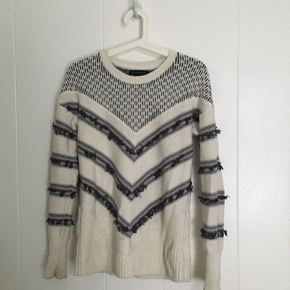 Banana Republic fringe sweater