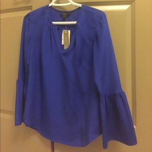 NWT Silk Bell sleeve blouse