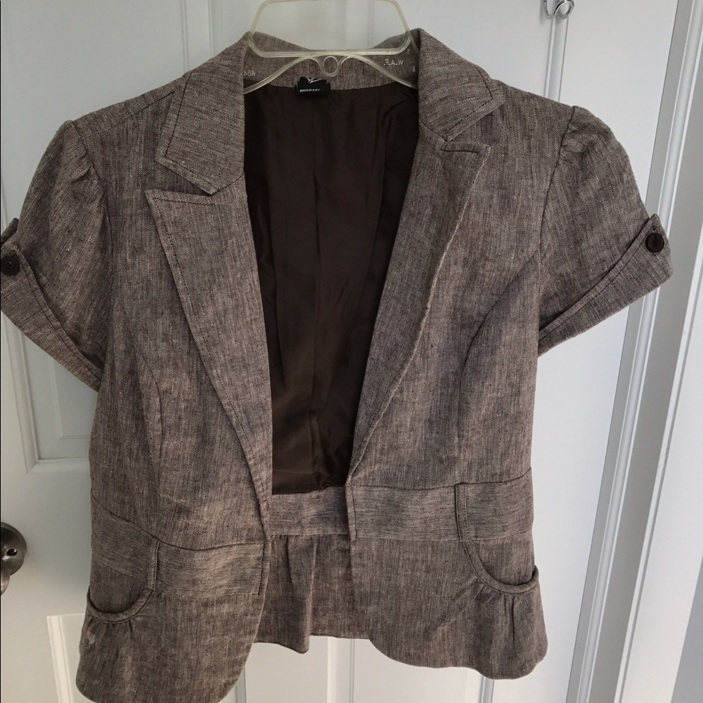 Brown blazer