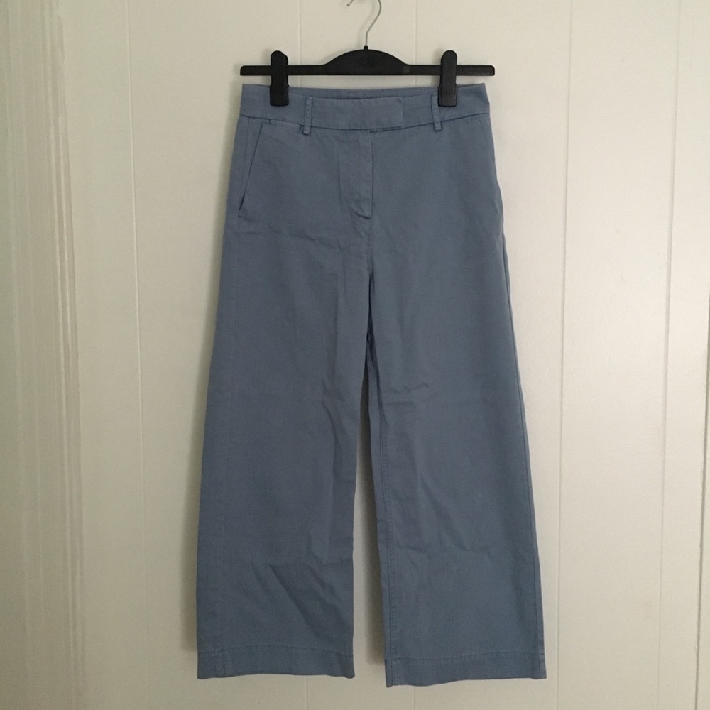 JCrew wide leg crop pants