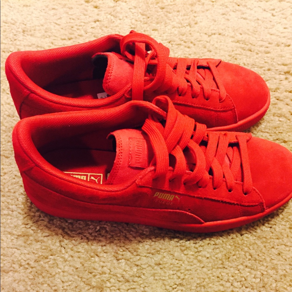Puma cherry Barbados suede