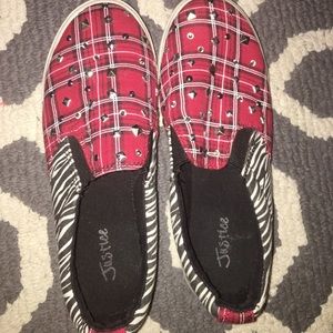 Play, zebra and sparkle shoes