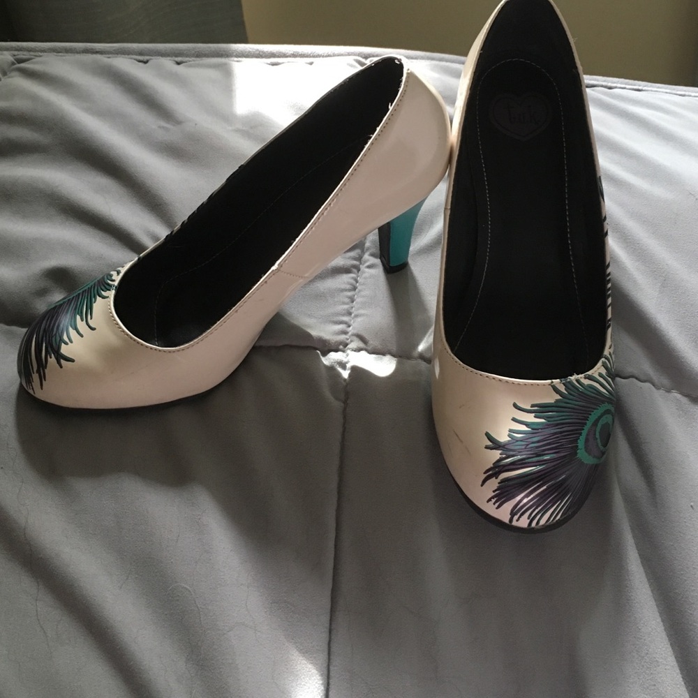 Peacock heels