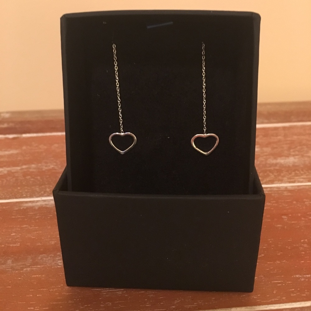 Sterling silver dangle earrings. Never worn!