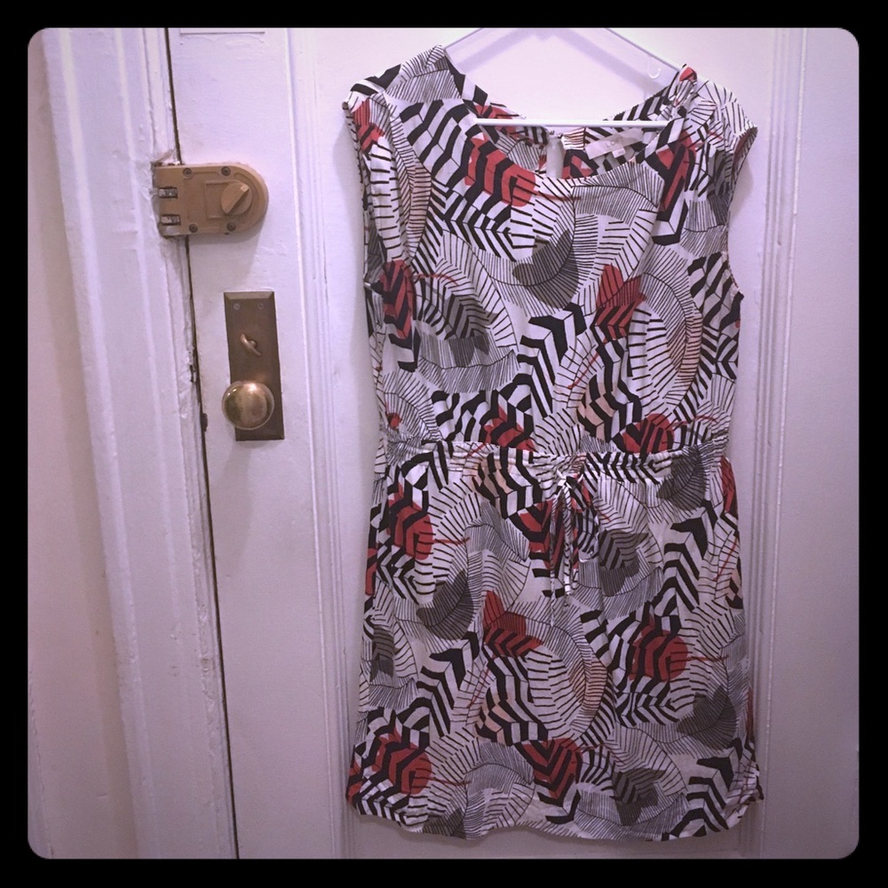 Loft Drawstring Waist Short Dress