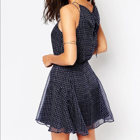 Greylin Viviana Keyhole Strappy Skater Dress - Picture 4 of 5