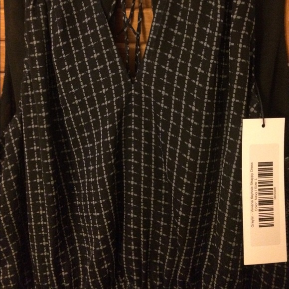 Greylin Viviana Keyhole Strappy Skater Dress - Picture 5 of 5