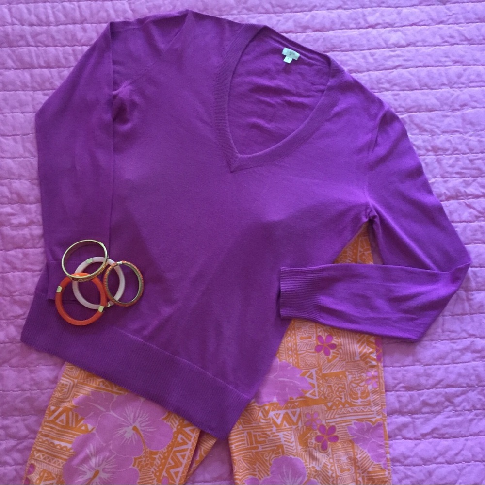 J Crew Sweater Fushia