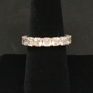 Asscher Cut Eternity Band- 7