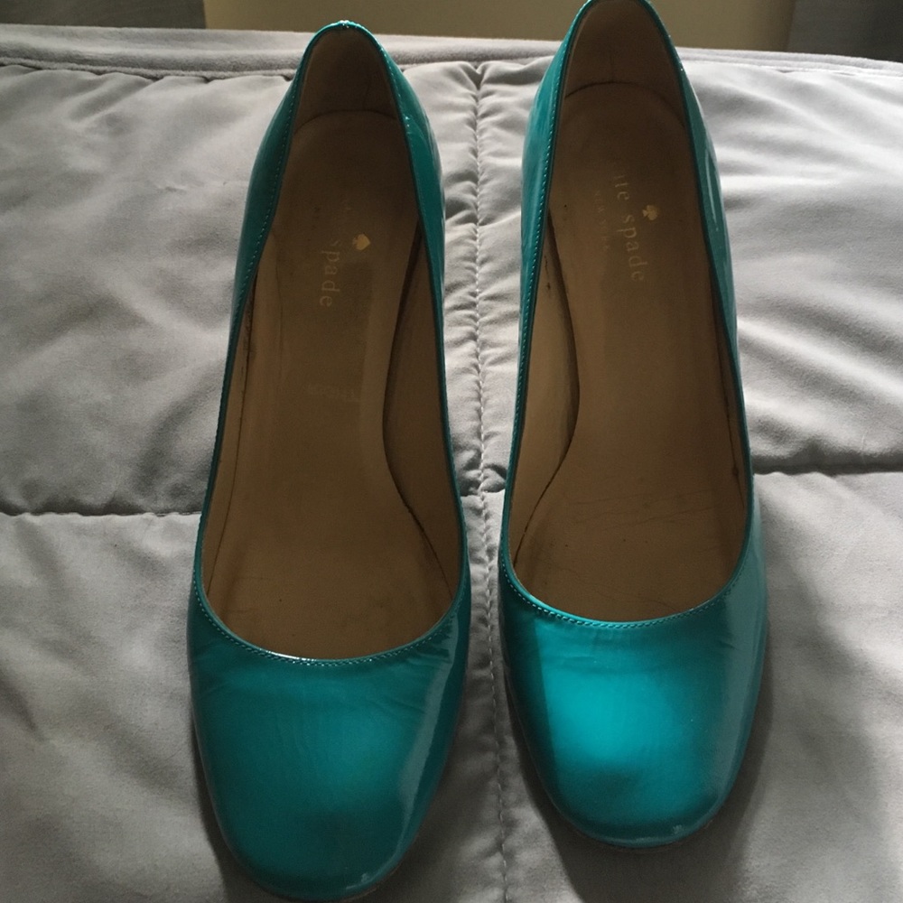 Classic turquoise Kate Spade heels