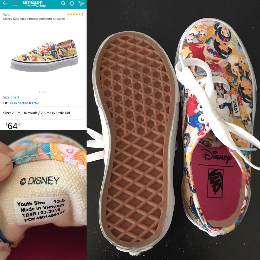 Disney Multi Princess Vans
