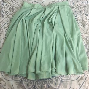 American Apparel Green Skirt