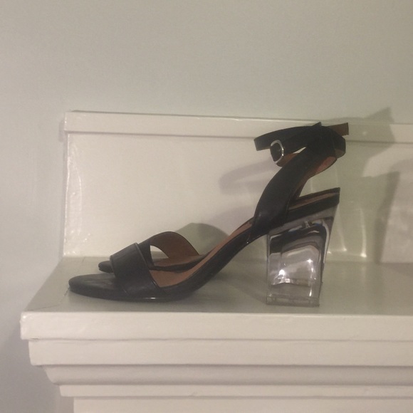 Deena & Ozzy ankle strap clear heel - Picture 2 of 8