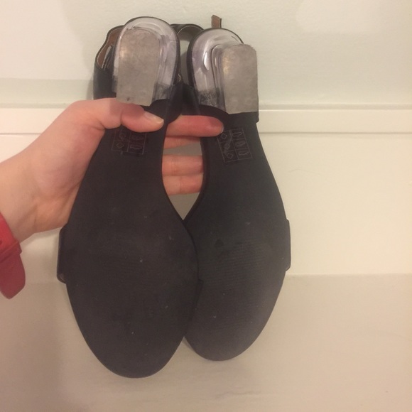 Deena & Ozzy ankle strap clear heel - Picture 3 of 8