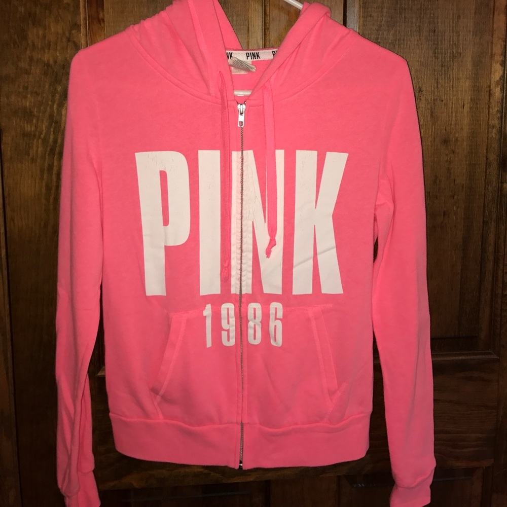 PINK Victoria Secret zip up hoodie