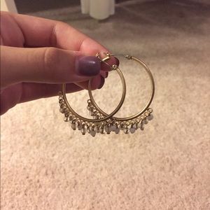 Lucky brand hoop earrings