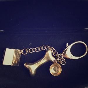 Authentic Louis Vuitton Dog Keychain