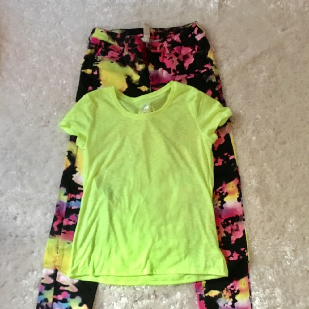 Justice 80s inspired Jeans + Top