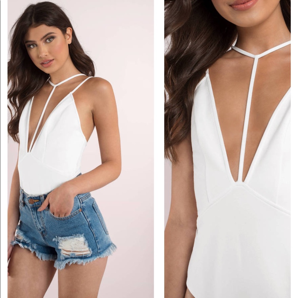 Cat collar bodysuit in BLACK