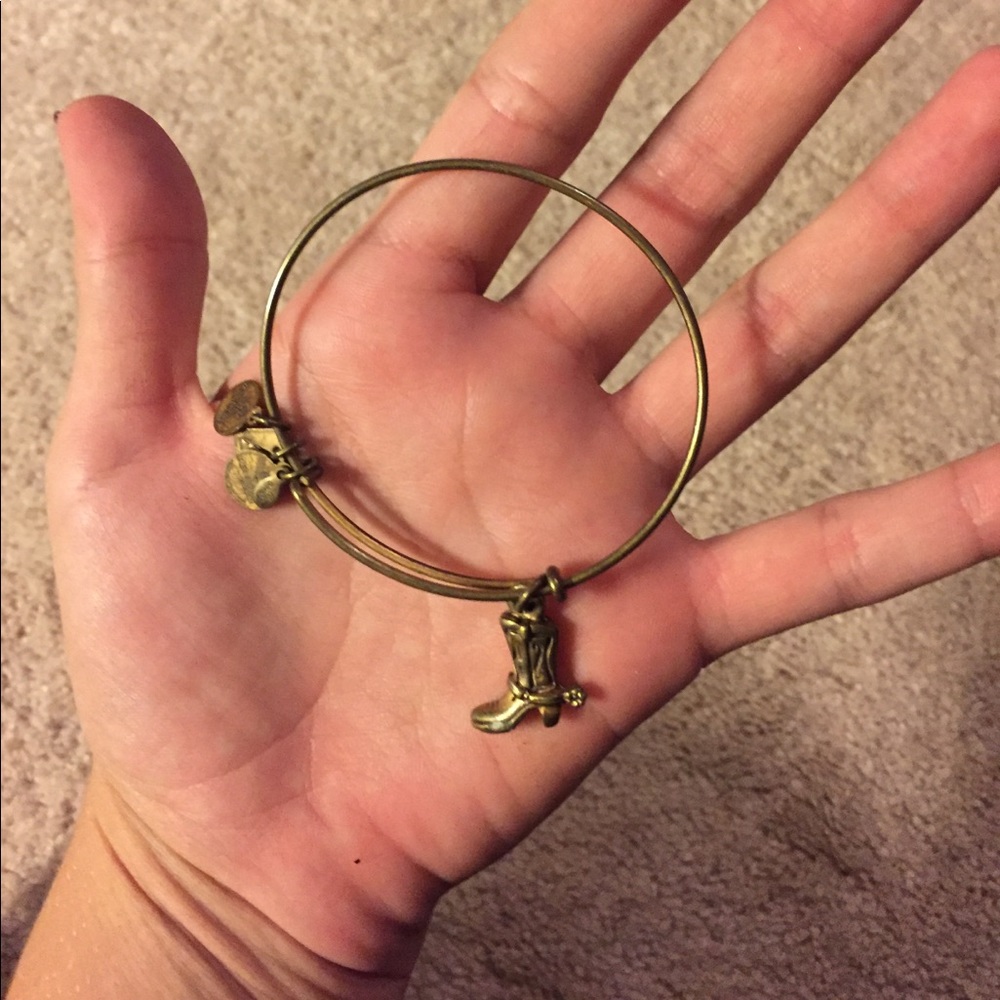 Alex and Ani cowboy boot bracelet
