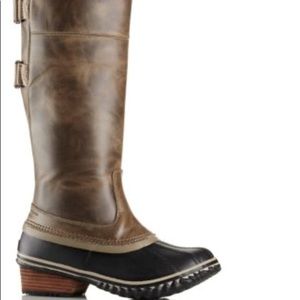Sorel Slimpack Riding Tall Boots, size 9