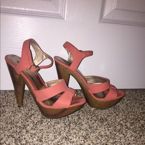 Size 7.5 strappy heels