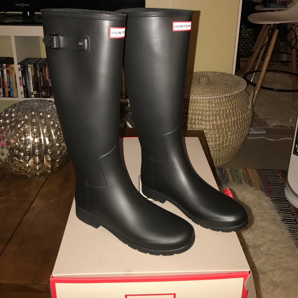 #Hunter Original Refined Rainboots Black