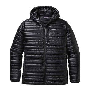 Patagonia men's ultralight down hooded jacket