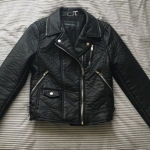 Black River pebbled leather jacket, size M