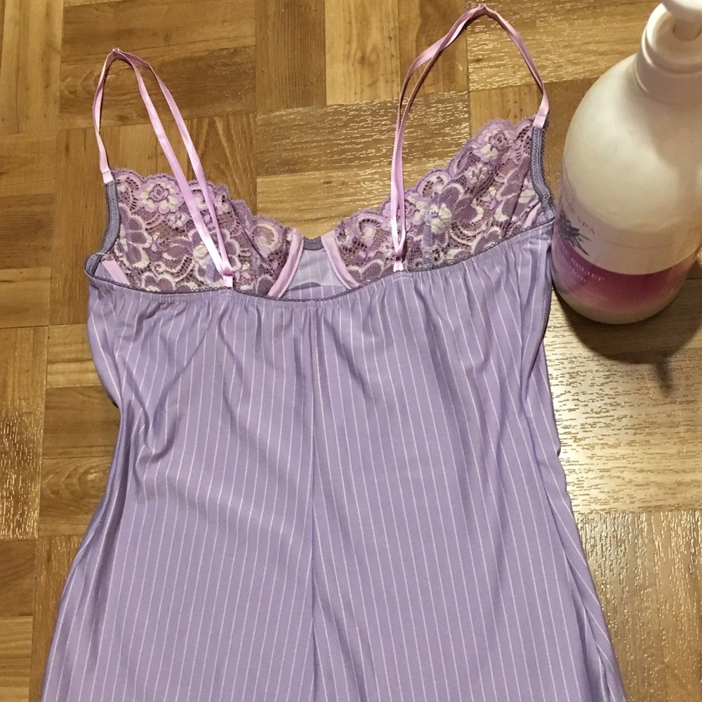 Dreamgirl lavender stretch/Lace Cemise - Picture 4 of 4