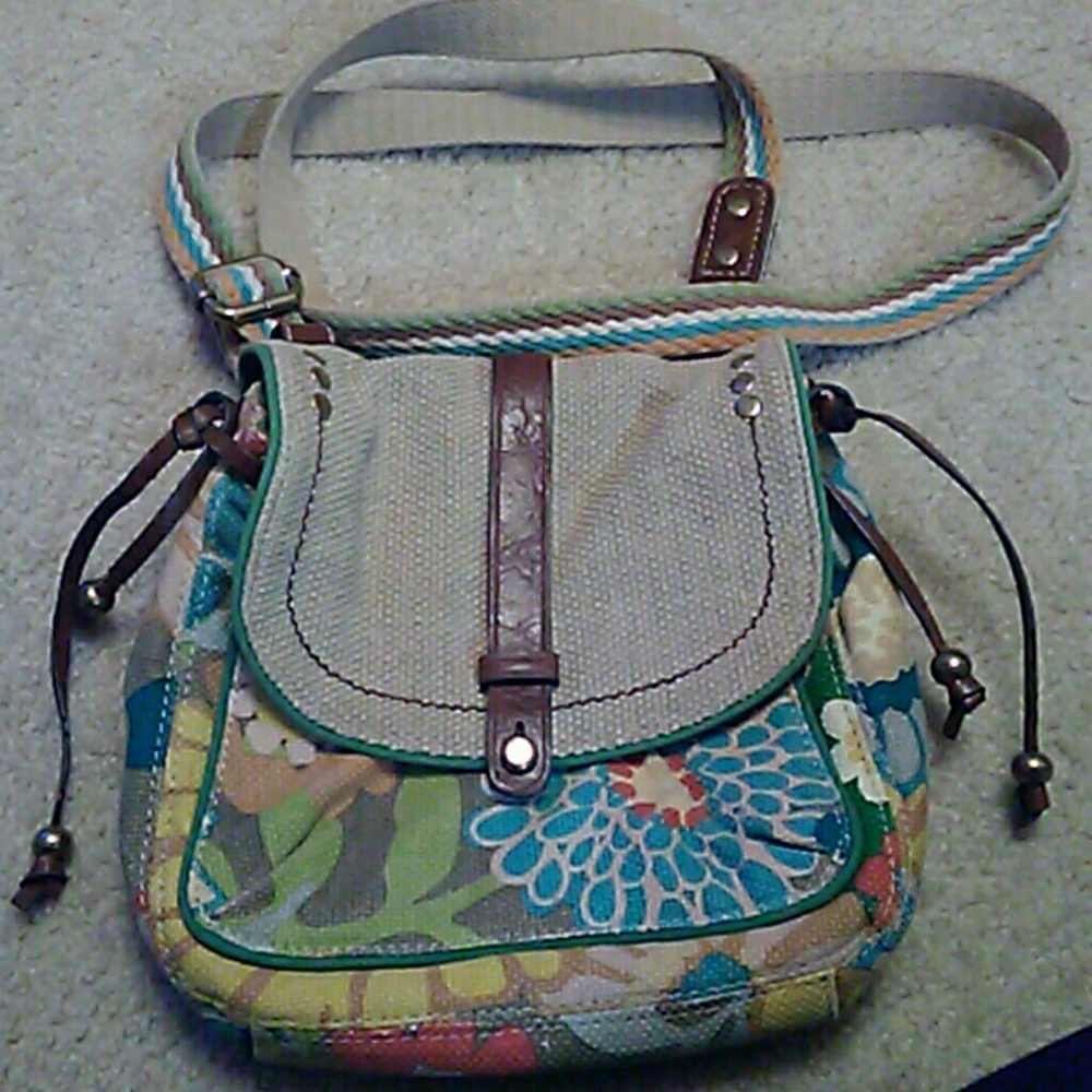 Canvas Fossil crossbody
