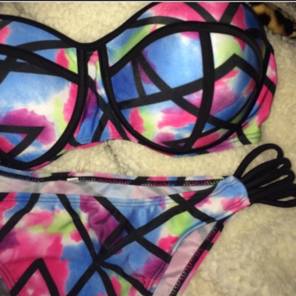 Two piece bathing suit