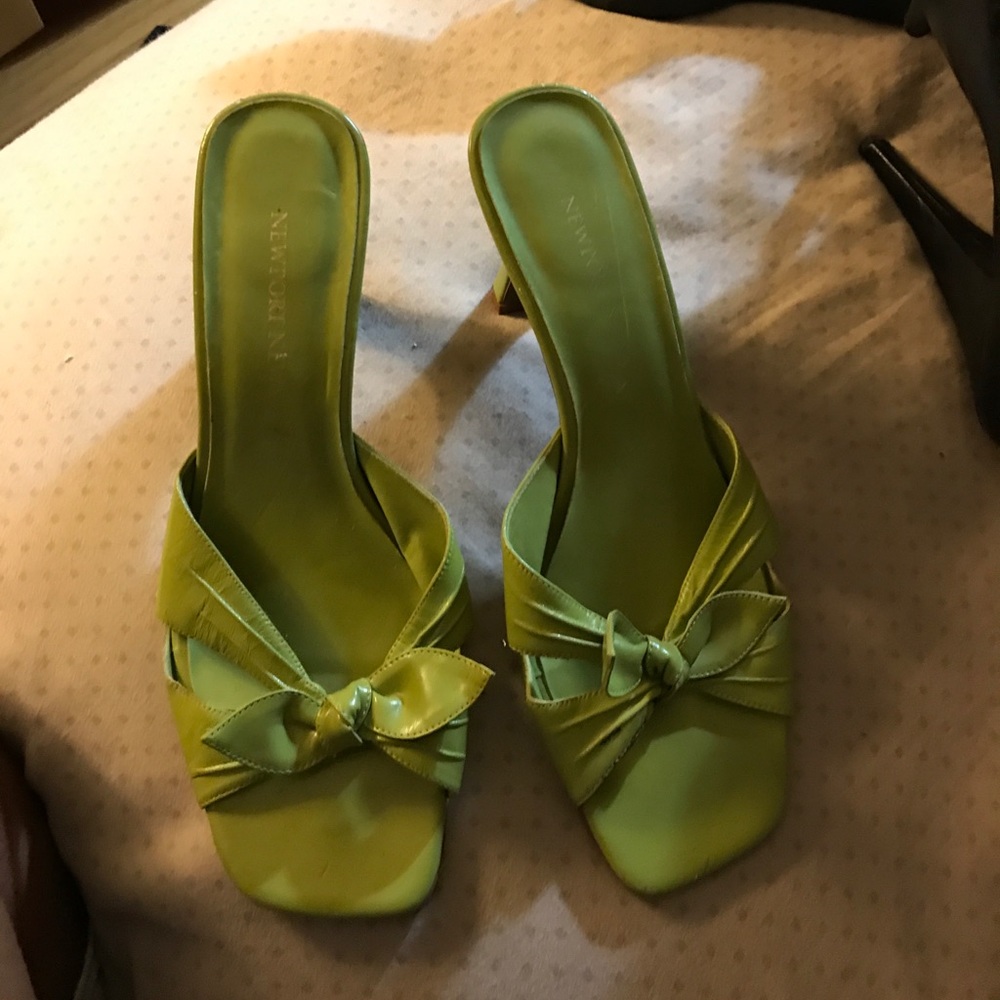 Green 2 inch heel