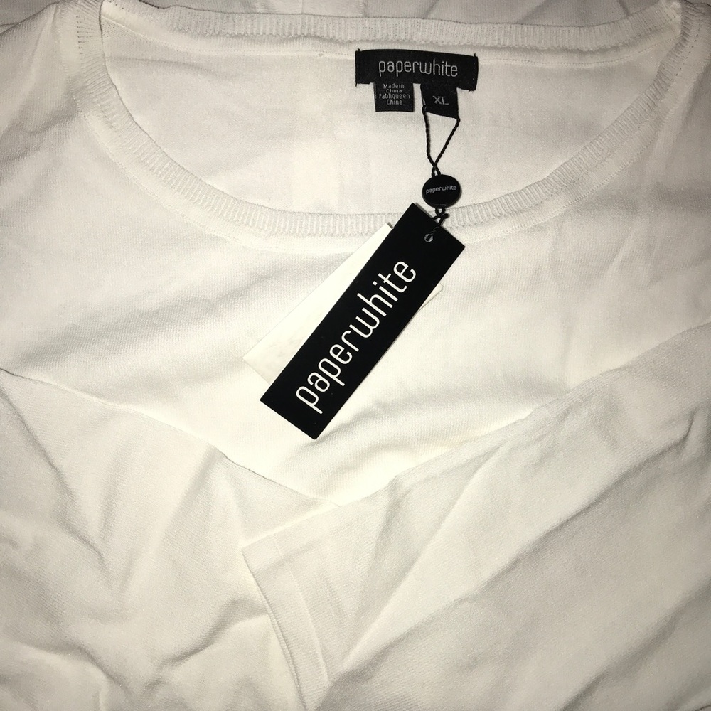 NWT- Paperwhite sweater - size XL