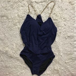 LIKE NEW! Boxy fit one piece swimsuit