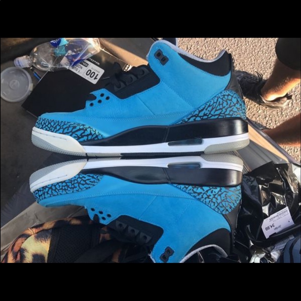 Air Jordan Retro 3 Powder Blue