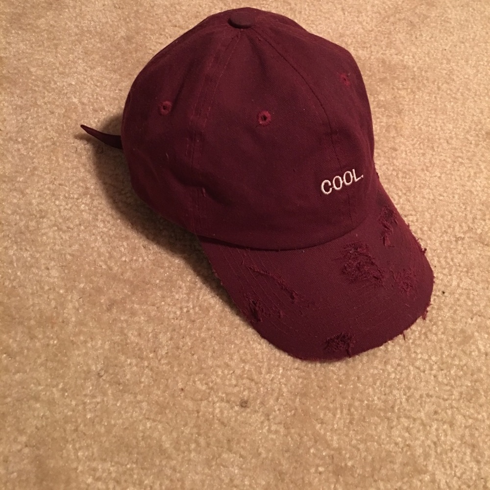 distressed hat