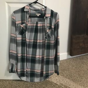 Plaid tunic