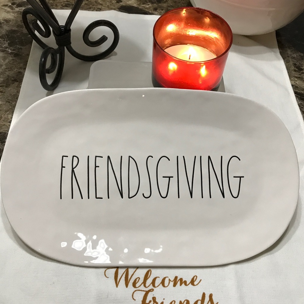 Rae Dunn Oval Friendsgiving platter