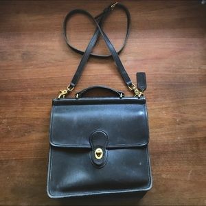 Vintage Leather Coach Crossbody